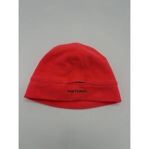 Under Armour Heat Gear Beanie Hat Neon Coral Pink OSFM Fleece